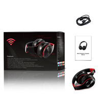 Słuchawki Hi-Fi stereo Bluetooth, obsługują kartę SD, z mikrofonem, do Xiaomi, iPhone, tabletu Samsung 6